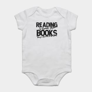 Reading Books, A Novel Idea, They're Bound to be Good Baby Bodysuit